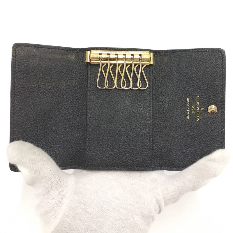 Louis Vuitton Multic 6 key Case Monogram Empreinte Noir Black — view 8