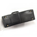 Chanel Tote Bag Chocobar Leather Black — view 6
