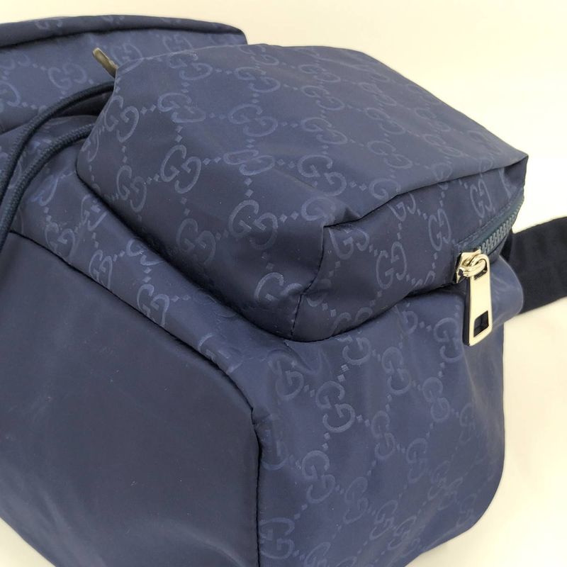Gucci Backpack Nylon Blue — view 3