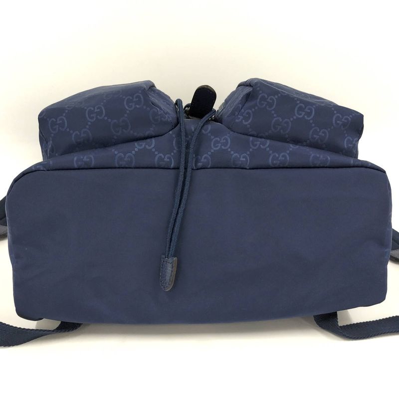 Gucci Backpack Nylon Blue — view 5