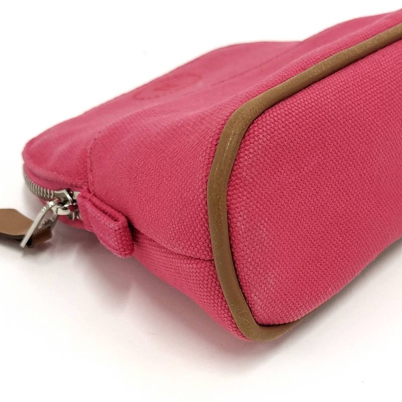 Hermes Bolide Pouch 16 Mini Canvas Pink — view 4