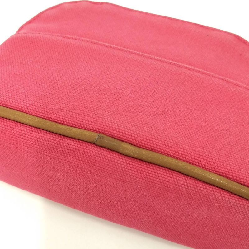 Hermes Bolide Pouch 16 Mini Canvas Pink — view 7