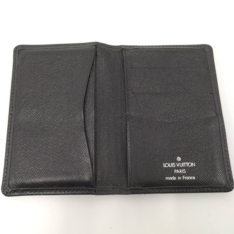 Louis Vuitton Organizer de Poche Card Case Taiga Ardoise Leather — view 3