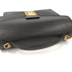 Louis Vuitton Monceau 28 Shoulder Bag Epi Noir Black — view 4