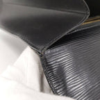 Louis Vuitton Monceau 28 Shoulder Bag Epi Noir Black — view 8