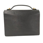 Louis Vuitton Monceau 28 Shoulder Bag Epi Noir Black — view 2