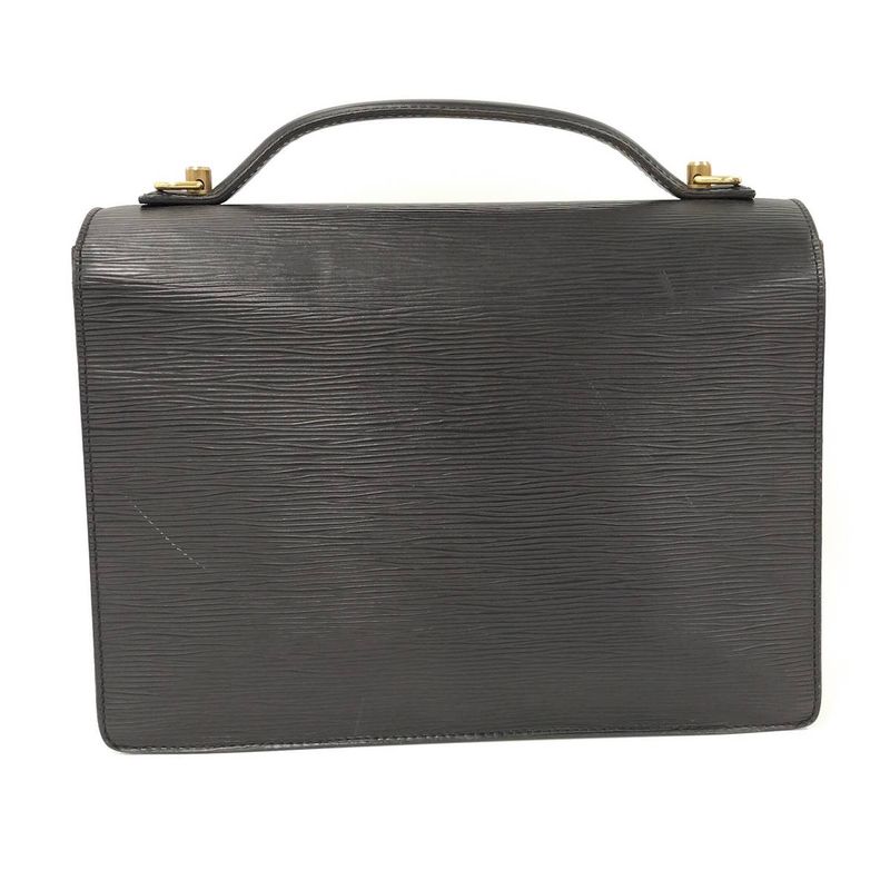 Louis Vuitton Monceau 28 Shoulder Bag Epi Noir Black — view 2