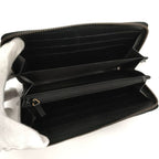 Gucci Round Zipper Long Wallet GG Marmont Ufo Leather Black — view 2