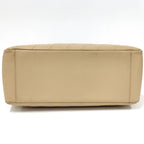 Chanel Gst Chain Tote Bag Quilted Caviar Leather Beige — view 7