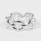 Hermes Chaine D'ancre Anchene PM Silver 925 Size 8 5.4 g Ring — view 8