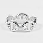 Hermes Chaine D'ancre Anchene PM Silver 925 Size 8 5.4 g Ring — view 7
