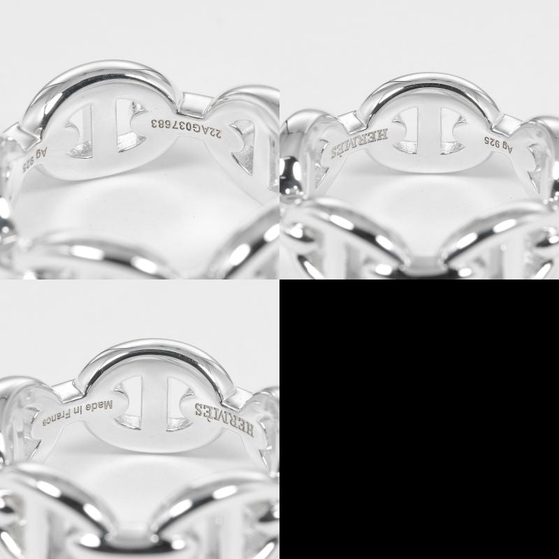Hermes Chaine D'ancre Anchene PM Silver 925 Size 8 5.4 g Ring — view 5