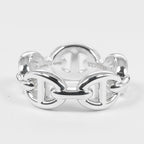 Hermes Chaine D'ancre Anchene PM Silver 925 Size 8 5.4 g Ring — view 6