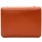 Gucci Interlocking G Shoulder Bag Orange Gold Hardware — view 2