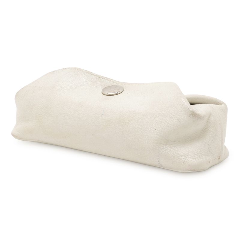 Hermes Bee Pop PM Pouch Small Bag Pencil Case Box Leather Off White — view 2