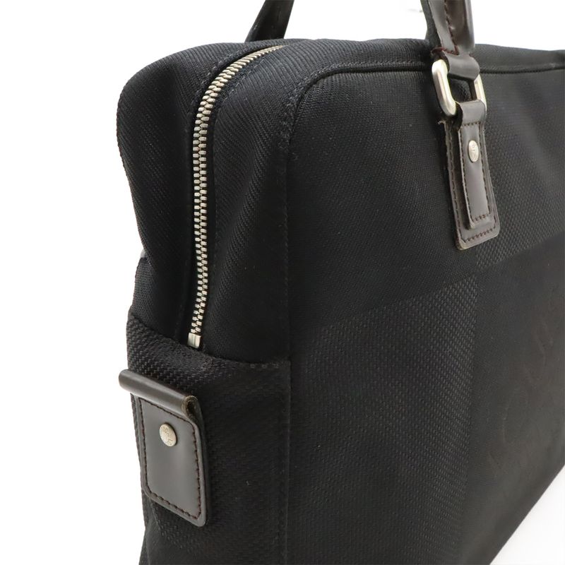 Louis Vuitton Damier Geant Yac Business Bag Briefcase Document Purse Noir Black — view 8