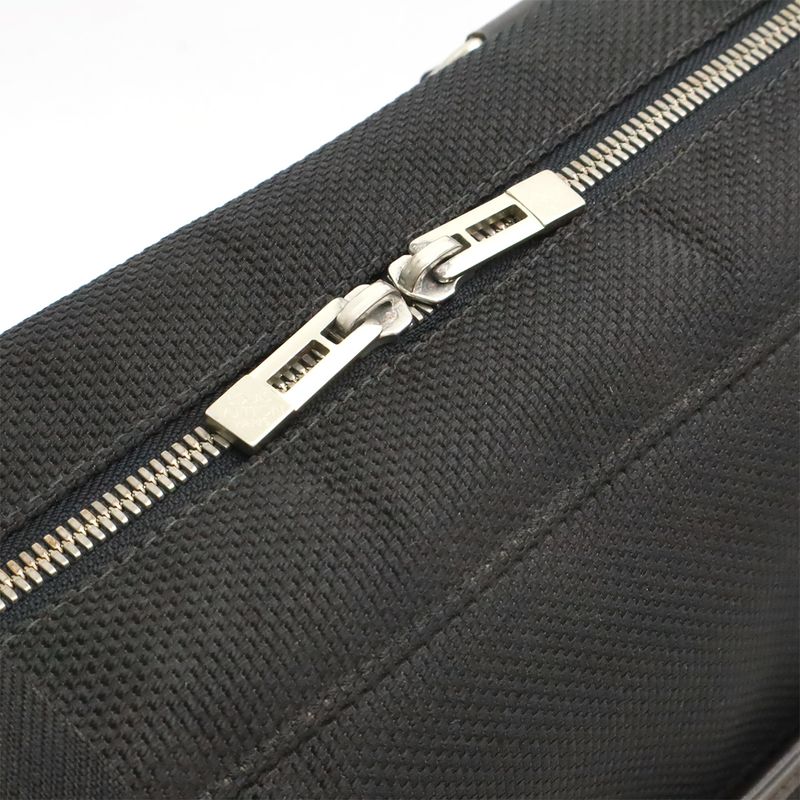 Louis Vuitton Damier Geant Yac Business Bag Briefcase Document Purse Noir Black — view 5