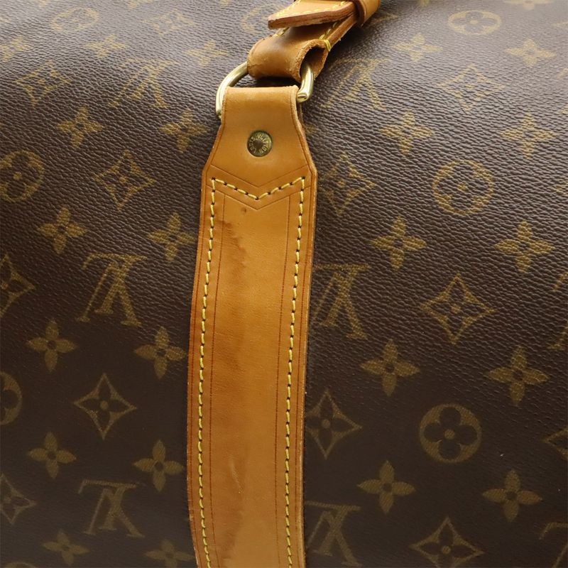 Louis Vuitton Monogram Sac Porochon Boston Bag Travel Purse 2-Way — view 8