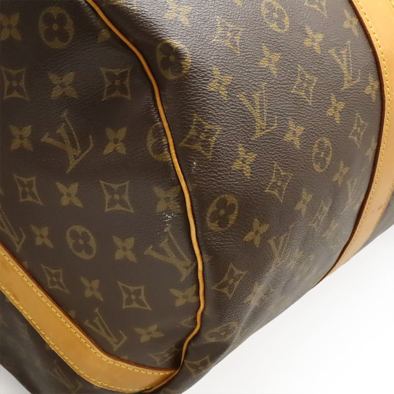 Louis Vuitton Monogram Sac Porochon Boston Bag Travel Purse 2-Way — view 9