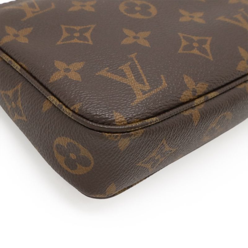 Louis Vuitton Monogram Pochette Accessoire Accessory Pouch Party Bag Chain — view 3