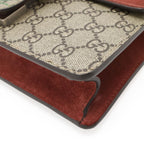 Gucci Dionysus GG Blooms Chain Bag Shoulder Taiga Head Suede Beige — view 3