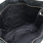 Hermes Fourre Tout Clutch Bag Second Pouch Canvas Leather Black Gray — view 6