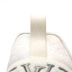 Louis Vuitton Vnr Line Sneakers Fabric White Blue Pink 7 1 2 Size — view 7