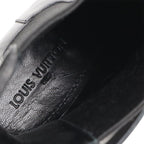 Louis Vuitton Ankle Belt Side Gore Short Boots Black Blue 8 1 2 — view 7