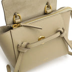 Celine Pico Belt Bag Handbag Mini 2-Way Shoulder Leather Sand — view 5