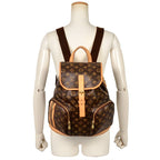 Louis Vuitton Sac a de Bosfort Backpack Monogram Canvas Gold Hardware — view 8