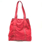 Prada Tote Bag Triangle Plate Nylon Red — view 3