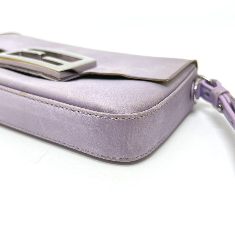 Fendi Shoulder Baguette Smart Phone Pouch 7 As142 Satin Purple — view 4