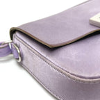 Fendi Shoulder Baguette Smart Phone Pouch 7 As142 Satin Purple — view 6