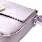 Fendi Shoulder Baguette Smart Phone Pouch 7 As142 Satin Purple — view 7