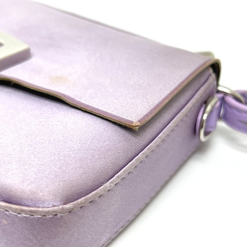 Fendi Shoulder Baguette Smart Phone Pouch 7 As142 Satin Purple — view 7