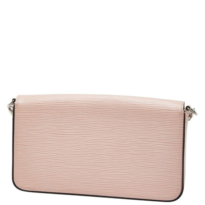 Louis Vuitton Epi Pochette Felicie Rose Ballerine Pink Leather — view 3