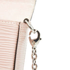 Louis Vuitton Epi Pochette Felicie Rose Ballerine Pink Leather — view 9