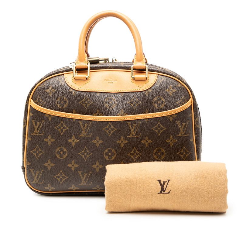 Louis Vuitton Monogram Trouville Brown Leather — view 7