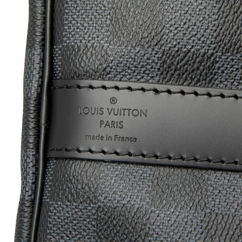 Louis Vuitton Damier Graphite Keepall Bandouliere 45 Boston Bag Shoulder — view 5