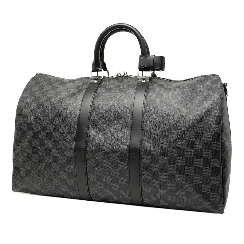 Louis Vuitton Damier Graphite Keepall Bandouliere 45 Boston Bag Shoulder — view 2