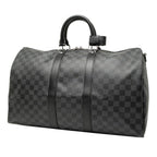 Louis Vuitton Damier Graphite Keepall Bandouliere 45 Boston Bag Shoulder — view 2