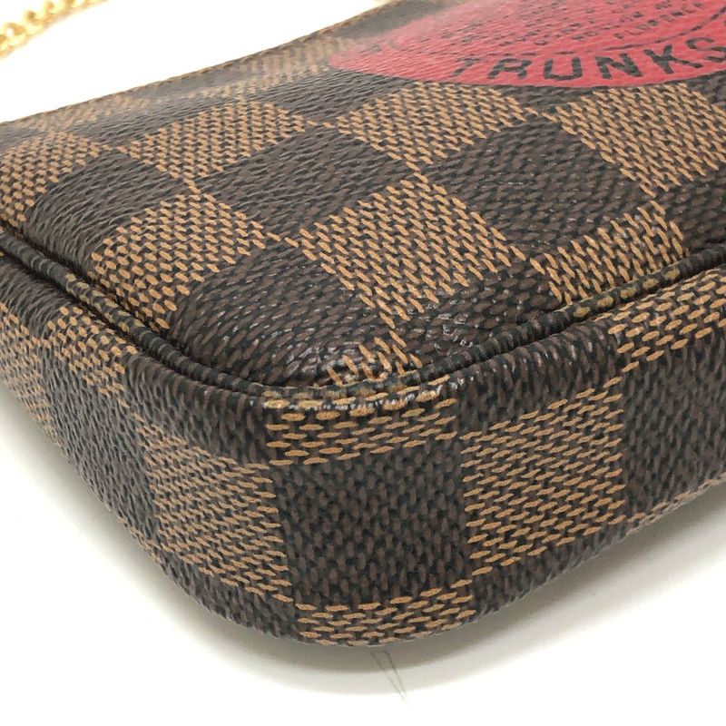 Louis Vuitton Accessory Pouch Mini Pochette Accessoire T & B Damier Canvas — view 8