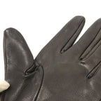 Fendi Gloves Zucca Pattern FF Logo Canvas Brown — view 7