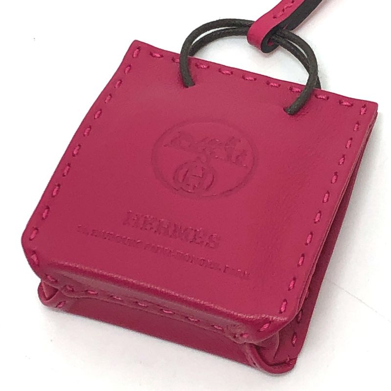 Hermes Bag Charm Sac Orange Aniomiro Rose Mexico Purple — view 3