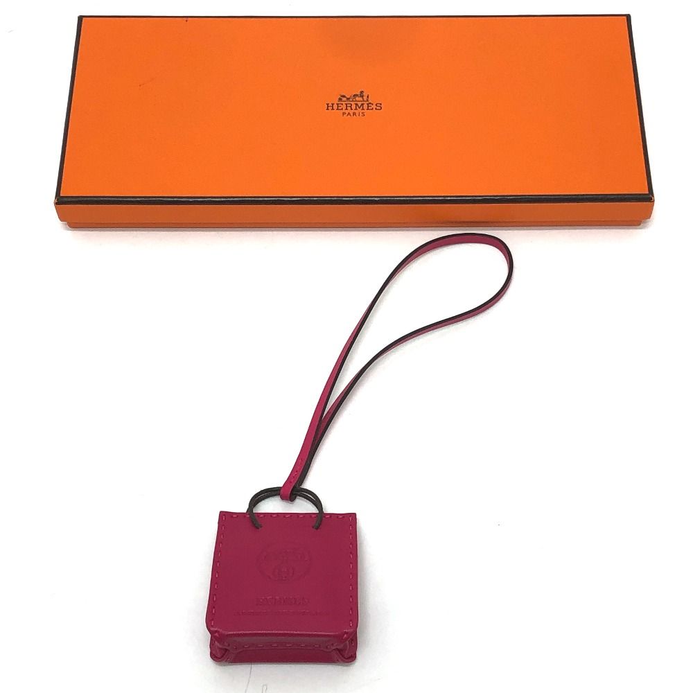 Hermes Bag Charm Sac Orange Aniomiro Rose Mexico Purple — view 2