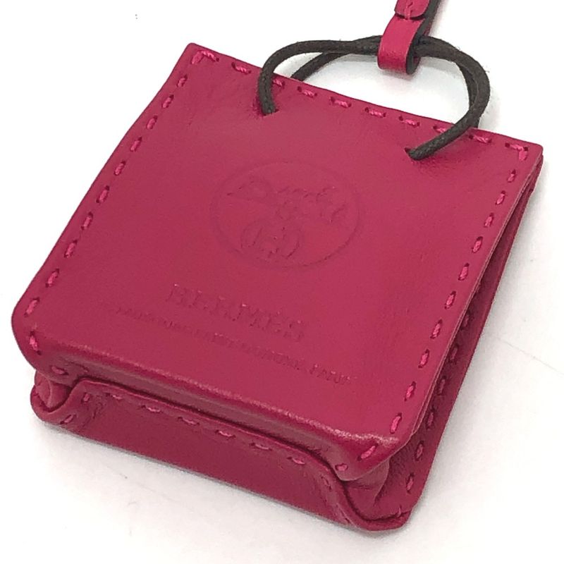 Hermes Bag Charm Sac Orange Aniomiro Rose Mexico Purple — view 4