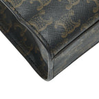 Celine Triomphe Vertical Cabas Small Tote Shoulder Bag 2-Way Black Brown — view 7