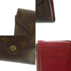 Louis Vuitton Portefeuille Victorine Wallet Trifold Coin Purse Monogram Pattern — view 8