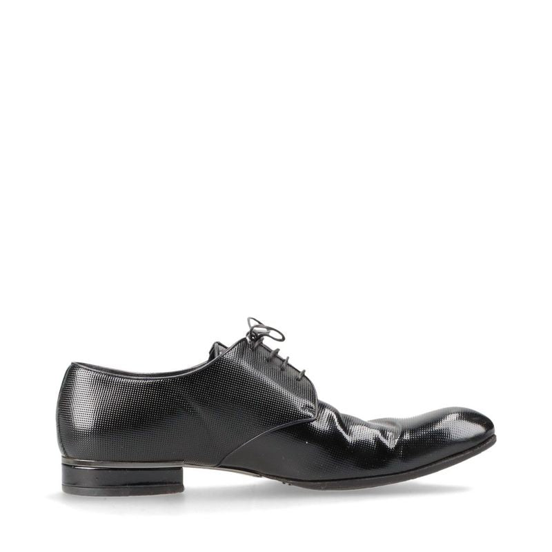 Louis Vuitton Patent Leather Shoes 7 St0132 Black — view 3