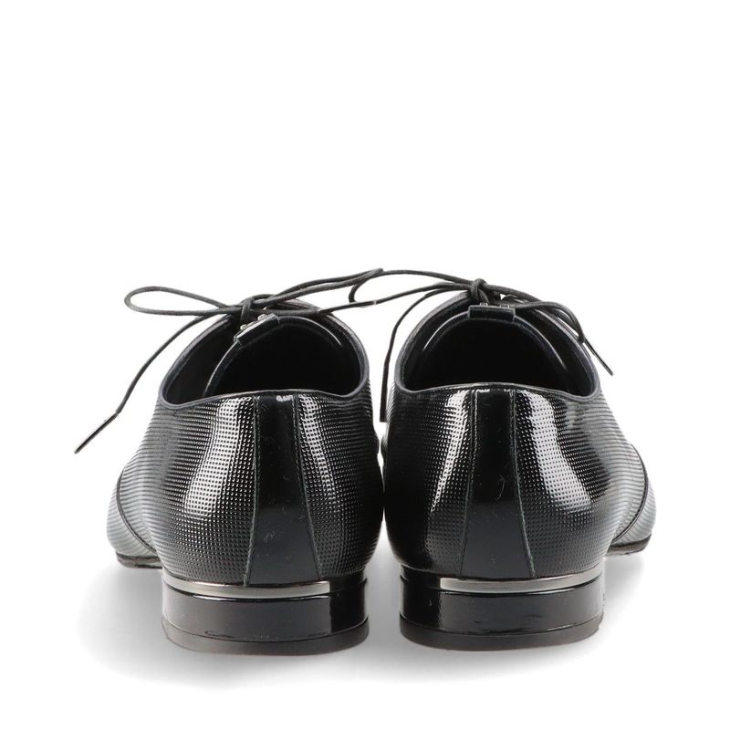 Louis Vuitton Patent Leather Shoes 7 St0132 Black — view 6